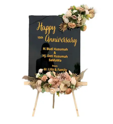 Papan Bunga Akrilik Dungkek