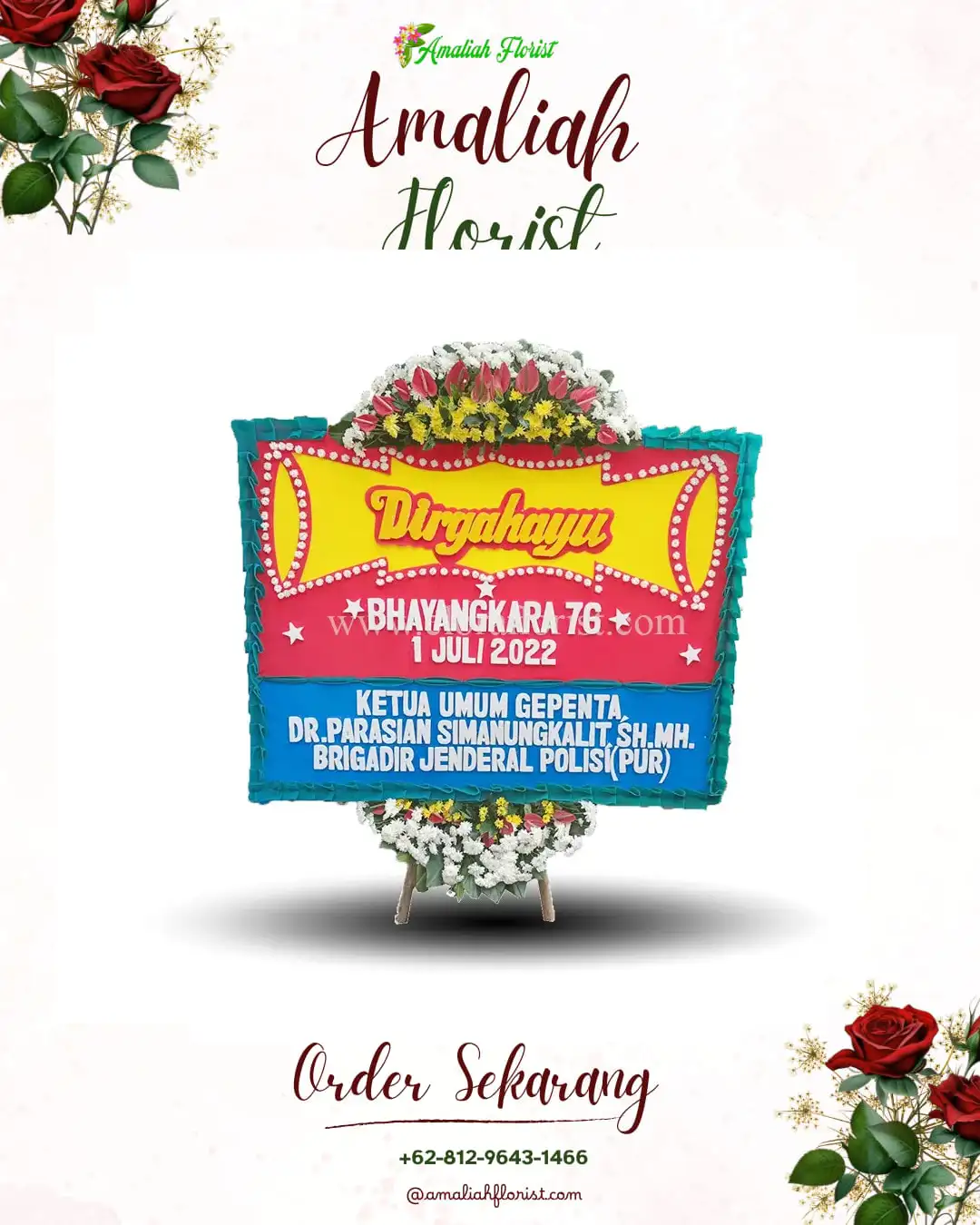 Papan Bunga HUT Ulang Tahun Dungkek